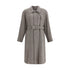 Ferragamo Coat in herringbone-patterned fabric