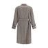 Ferragamo Coat in herringbone-patterned fabric