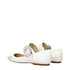 Jimmy Choo White Leather Ballet Flats
