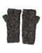 Dolce & Gabbana Gray Virgin Wool Knitted Fingerless Men Gloves