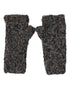 Dolce & Gabbana Gray Virgin Wool Knitted Fingerless Men Gloves