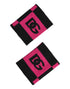 Dolce & Gabbana Black Pink DG Logo Cashmere 1 Pair Wristband