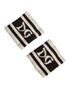 Dolce & Gabbana Black White DG Logo Cotton 1 Pair Wristband