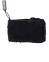 Dolce & Gabbana Black Wool Knitted Sweatbands Men Wristband