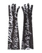 Dolce & Gabbana Black White DG Logo Elbow Length Mitten Gloves
