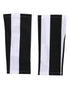 Dolce & Gabbana Black White Nylon Fingerless Wrist Length Gloves
