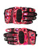 Dolce & Gabbana Black Pink Crystal Wrist Length Mitten Gloves