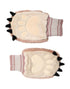 Dolce & Gabbana Brown Acrylic Knitted Fur Wrist Mitten Gloves