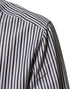Dolce & Gabbana Black White Stripes Men GOLD Dress Shirt