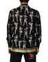 Dolce & Gabbana Black Silk Pin Up Printed Button Down Shirt