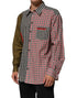 Dolce & Gabbana Multicolor Cotton Collared Checkered Shirt