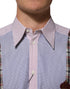 Dolce & Gabbana Multicolor Cotton Collared Checkered Shirt