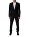 Dolce & Gabbana Black 2 Buttons Jacket Formal 2 Piece Suit
