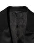 Dolce & Gabbana Black 2 Buttons Jacket Formal 2 Piece Suit