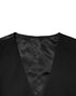 Dolce & Gabbana Black Polyester Dress Formal Waistcoat Vest