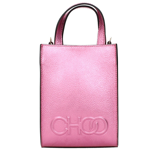 Jimmy Choo Pink Leather Handbags