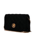 Versace Black Fabric Clutch Bags