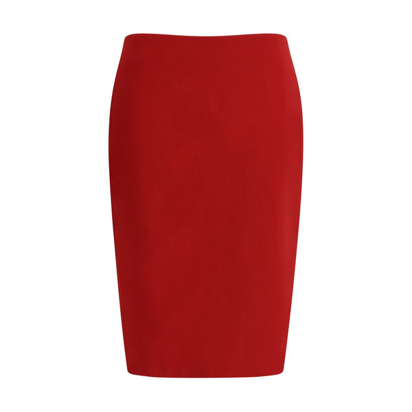 Saint Laurent Satin Pencil Skirt