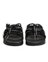 Dolce & Gabbana Black logo print Slides Beachwear Shoes