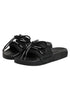 Dolce & Gabbana Black logo print Slides Beachwear Shoes