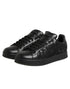 Dolce & Gabbana Black Floral Lace Low Top Sneakers Shoes