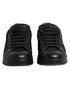 Dolce & Gabbana Black Floral Lace Low Top Sneaker Shoes
