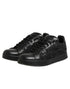 Dolce & Gabbana Black Floral Lace Low Top Sneaker Shoes