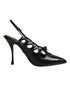 Dolce & Gabbana Leather High Heels Slingback Shoes