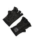 Dolce & Gabbana Black Nylon Wrist Length Fingerless Mitten Gloves