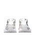 Versace White Fabric Chunky Sneakers