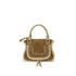 Chloé Suede and shearling leather Marcie small Handbag