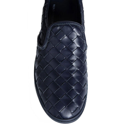 Bottega Veneta Intrecciato Leather Sneakers