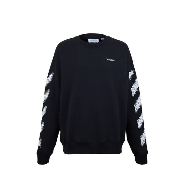Off-White Off White Pixel Diag Sweatshirt