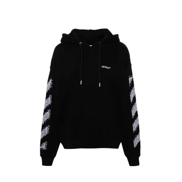 Off-White Pixel Diag Skate Hooded Sweatshirt