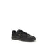 Prada Black Calf Leather Bos Taurus Low Top Sneakers