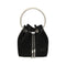 Jimmy Choo Black Silk Shoulder Bag