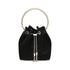 Jimmy Choo Black Silk Shoulder Bag
