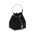 Jimmy Choo Black Silk Shoulder Bag