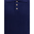 Brunello Cucinelli Blue Cashmere Polo Shirt