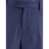 Brunello Cucinelli Blue Fleece Wool Pants