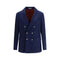 Brunello Cucinelli Blue Wool Coat