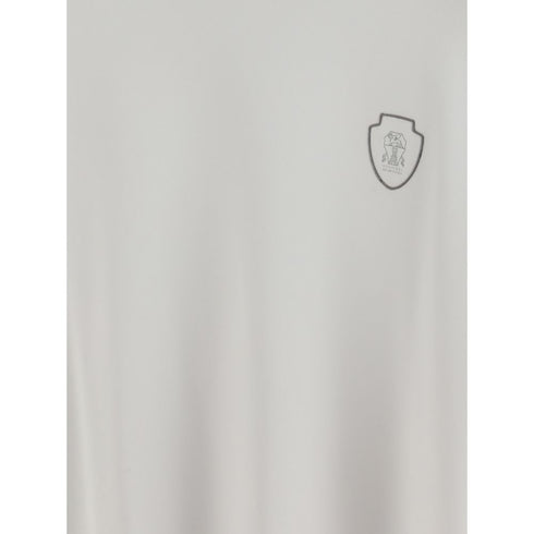 Brunello Cucinelli White Polyamide T-Shirt