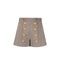 Balmain Beige Polyester Short And Mini Shorts
