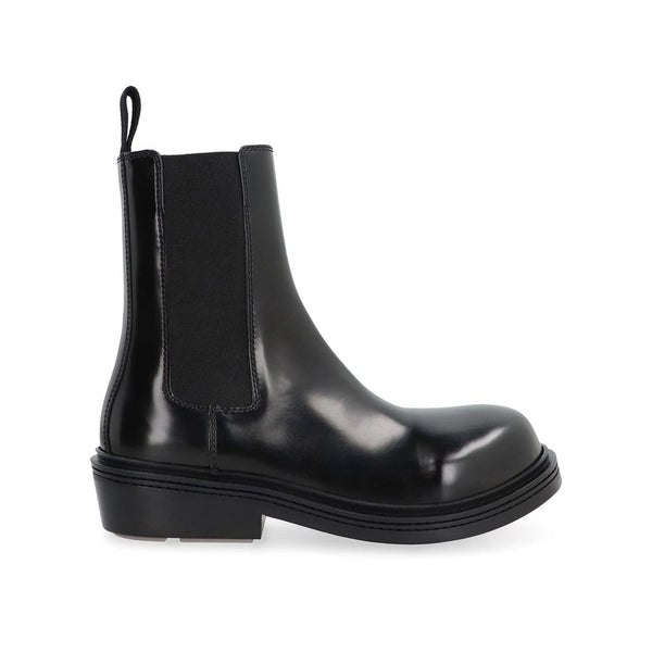 Bottega Veneta Black Calfskin Chelsea Boots