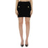 Balmain Black Cotton Mini Skirt