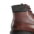 Prada Brown Calfskin Lace-Up Boots
