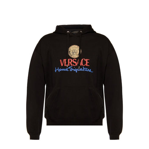 Versace Black Cotton Sweatshirt