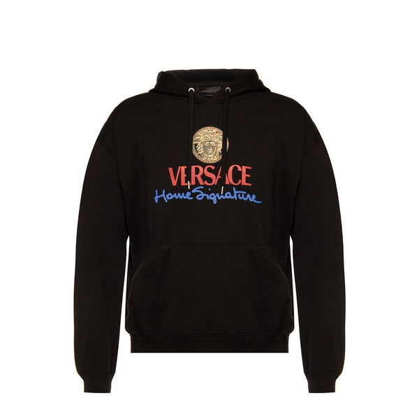 Versace Black Cotton Sweatshirt