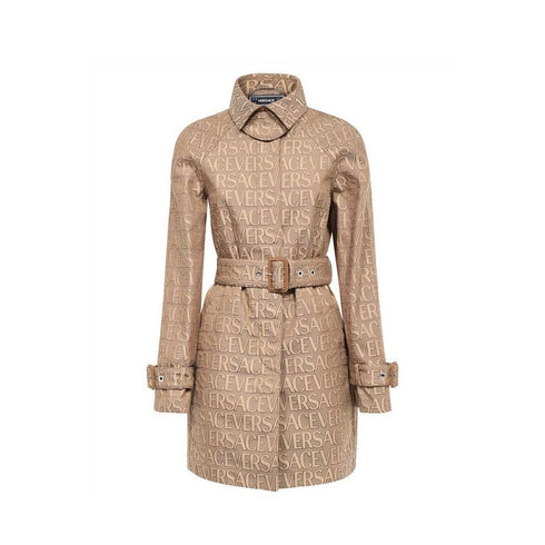 Versace Beige Cotton Coat
