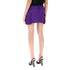 Versace Purple Viscose Mini Skirt